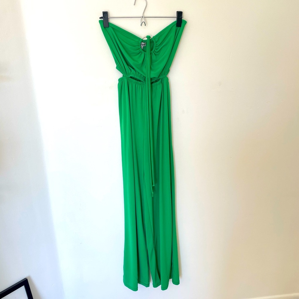 Vintage green pantsuit